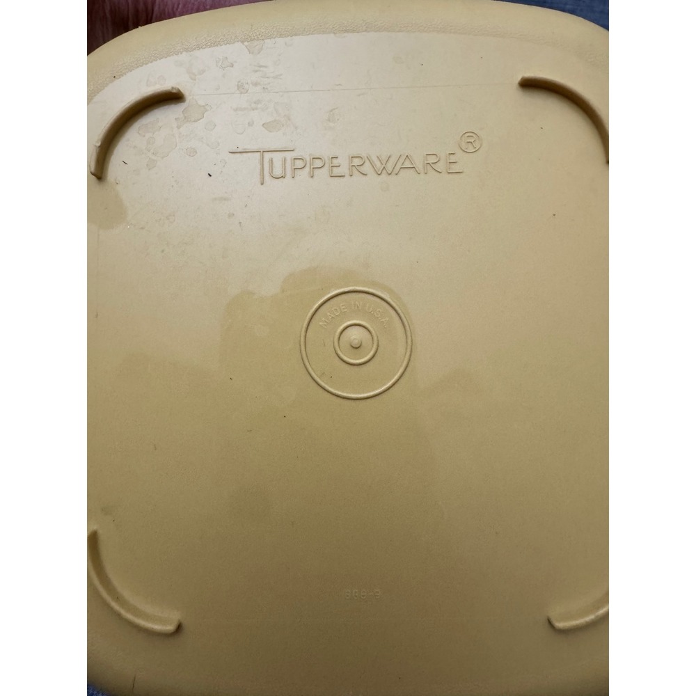 Vintage Tupperware Multi-Server Vegetable Steamer Harvest Gold 3 Piece Set 888-9 - Picture 4 of 4